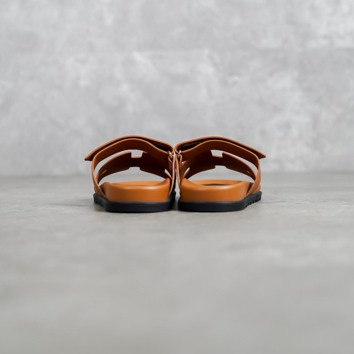 HERMES TAN SANDAL