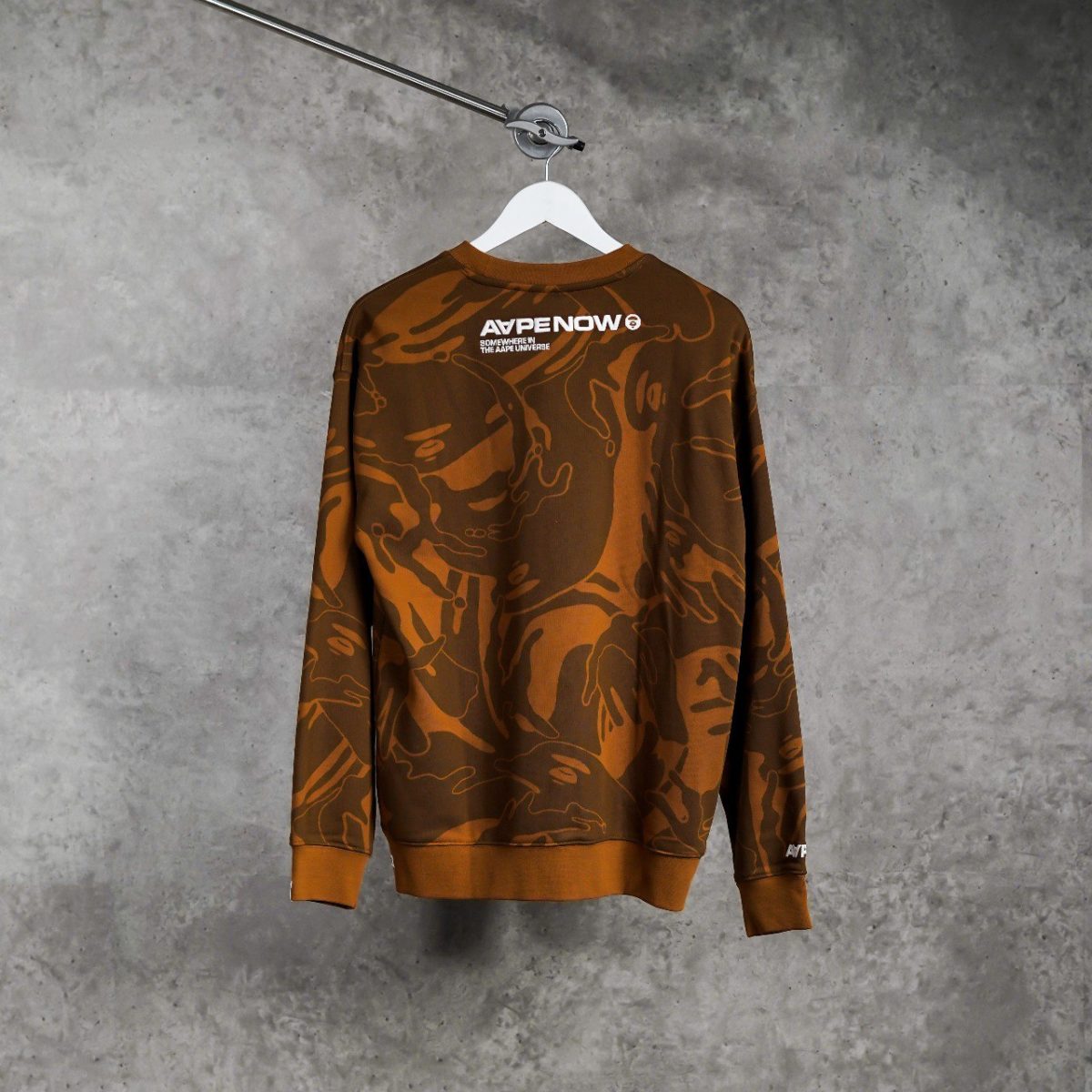 AAPE BROWN SWEATSHIRT