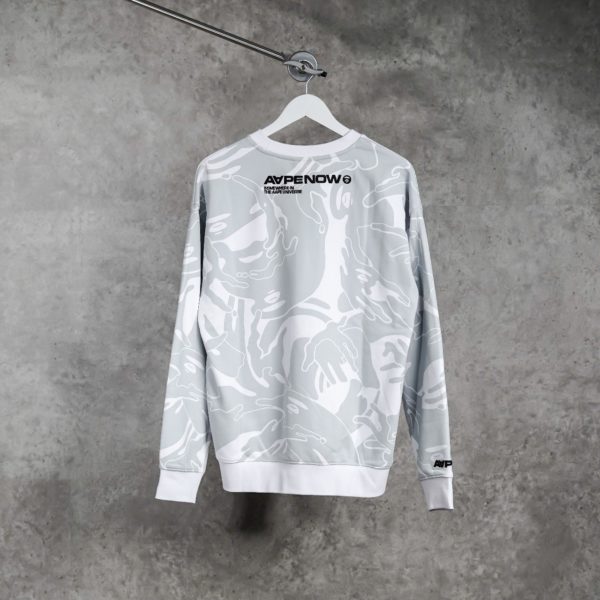 AAPE WHITE SWEATSHIRT