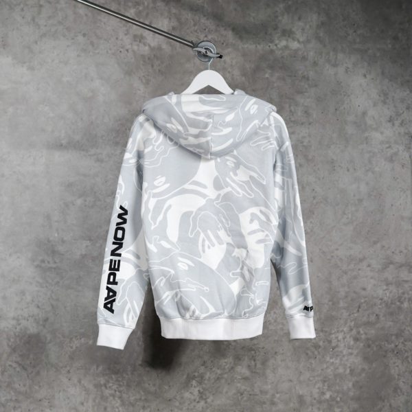 AAPE WHITE HOODIE