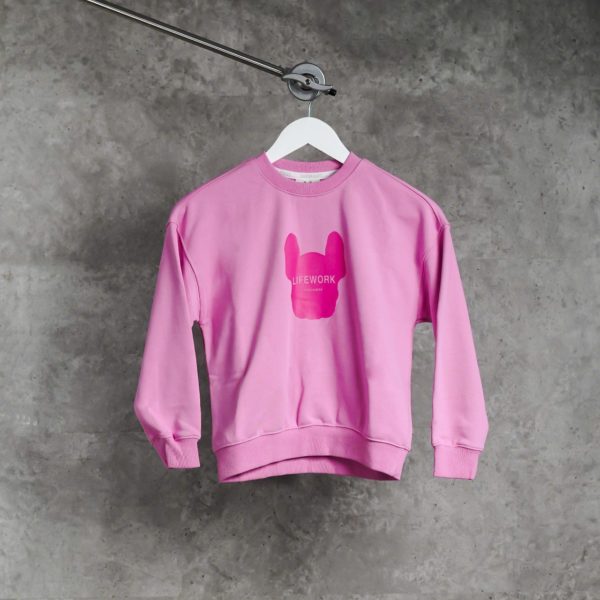 LIFE WORK PINK SWEATER