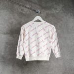 LIFE WORK PINK WHITE SWEATER