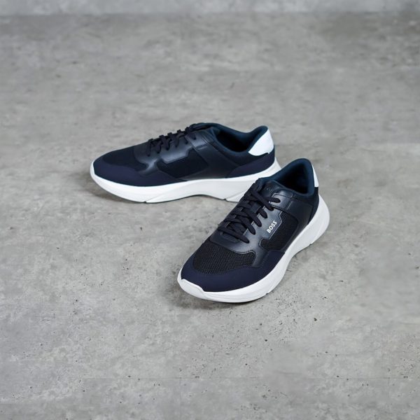 HUGO BOSS NAVY SEPATU