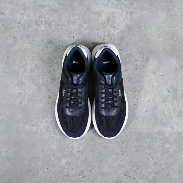 HUGO BOSS NAVY SEPATU