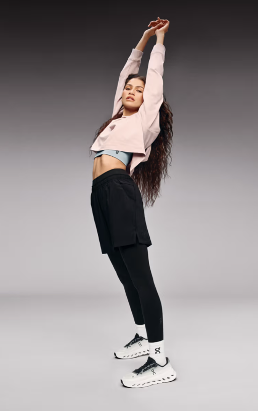 zendaya brand ambassador on running