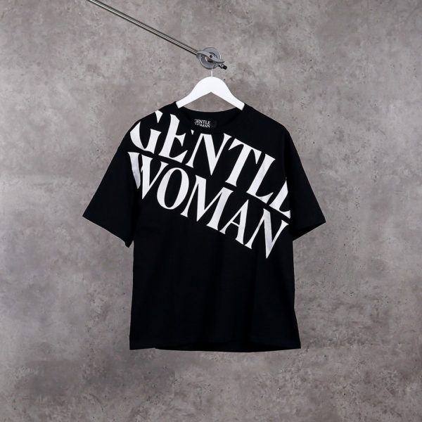 GENTLE WOMAN BLACK TSHIRT