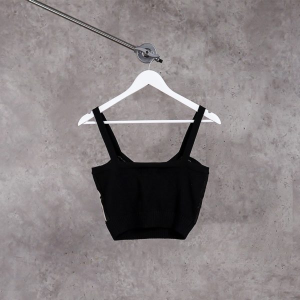 GENTLE WOMAN BLACK TANK TOP