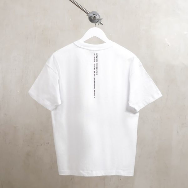 LIFE WORK WHITE TSHIRT