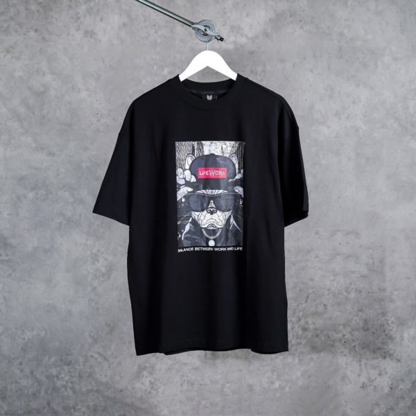 LIFE WORK BLACK TSHIRT