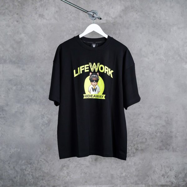 LIFE WORK BLACK TSHIRT