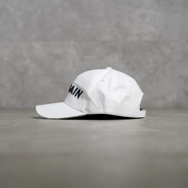 balmain white cap