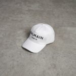 balmain white cap