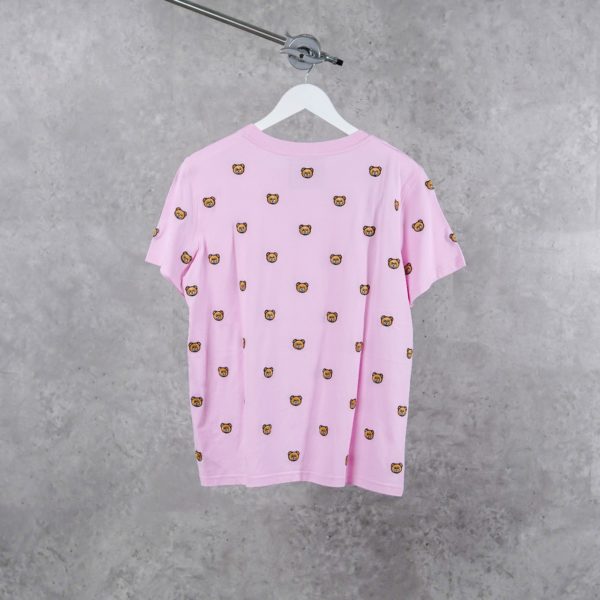 MOSCHINO PINK BROWN TSHIRT