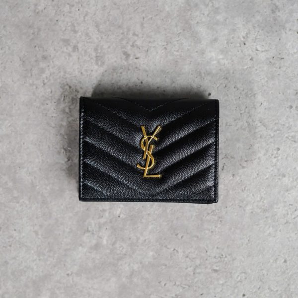 YSL BLACK WALLET