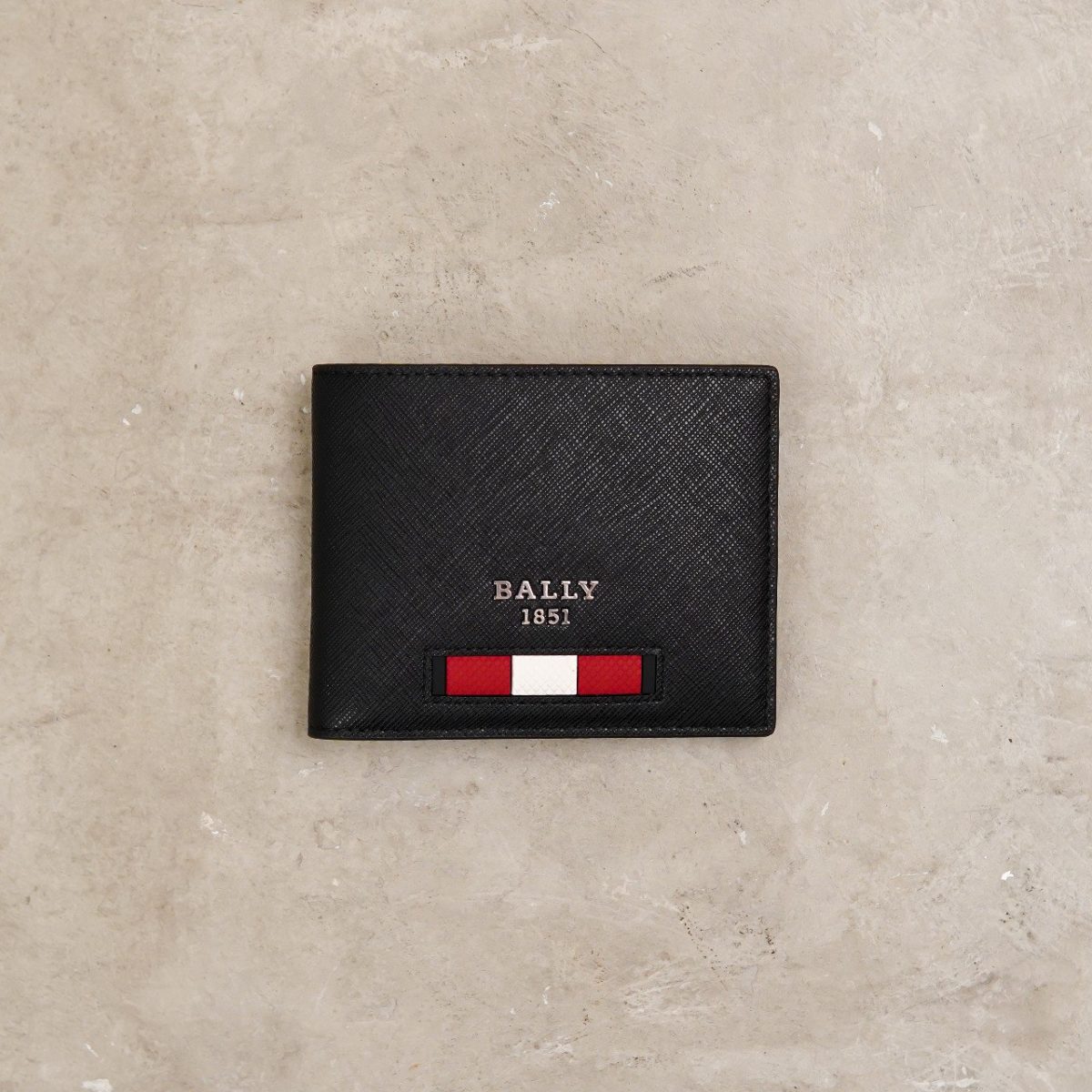 bally black wallet