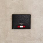 bally black wallet