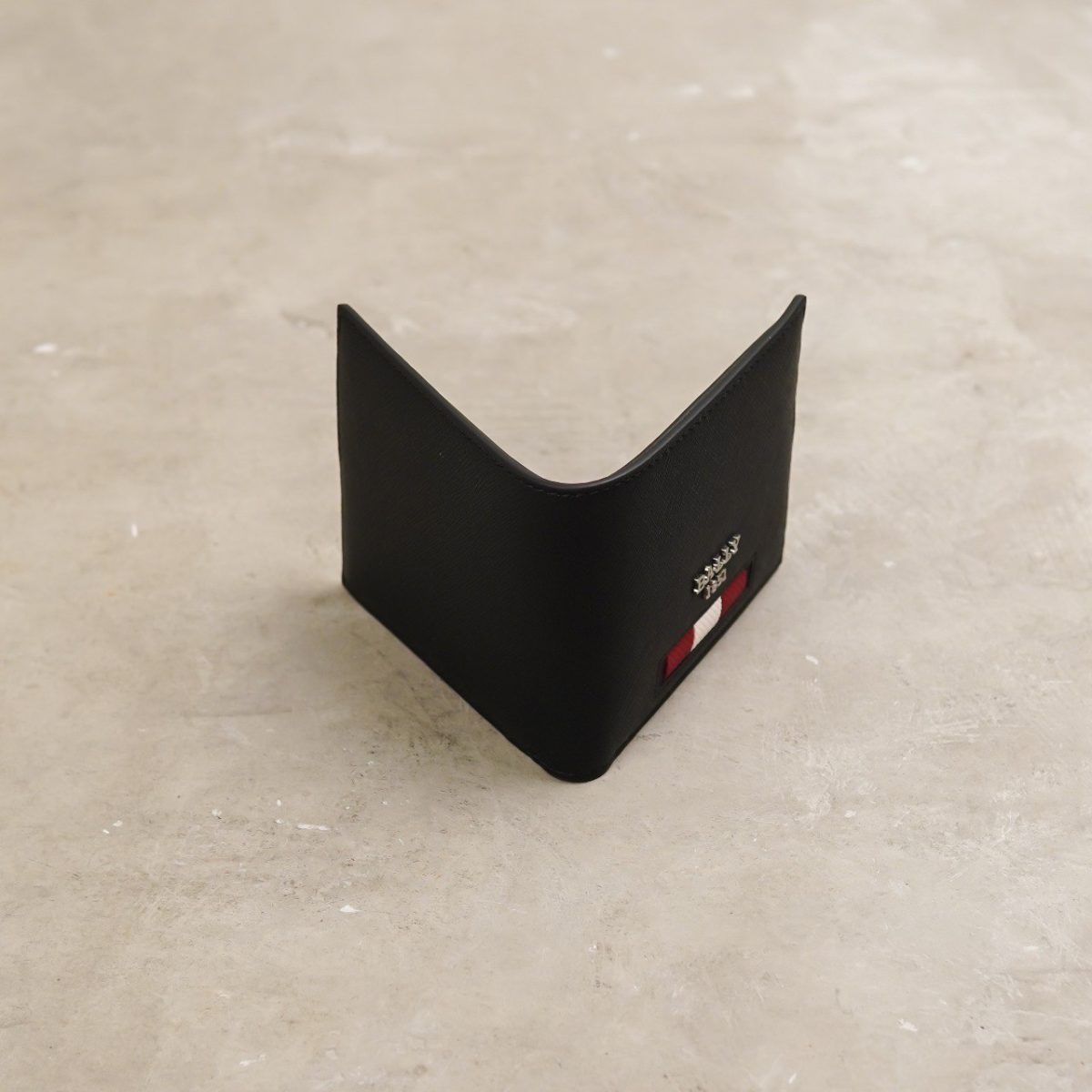 bally black wallet