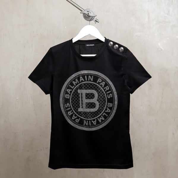 BALMAIN BLACK TSHIRT