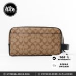 COACH BEIGE CLUTCH POUCH