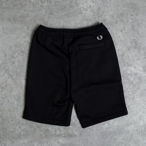 FRED PERRY BLACK SHORTPANTS