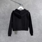 MOSCHINO BLACK ZIP HOODIE