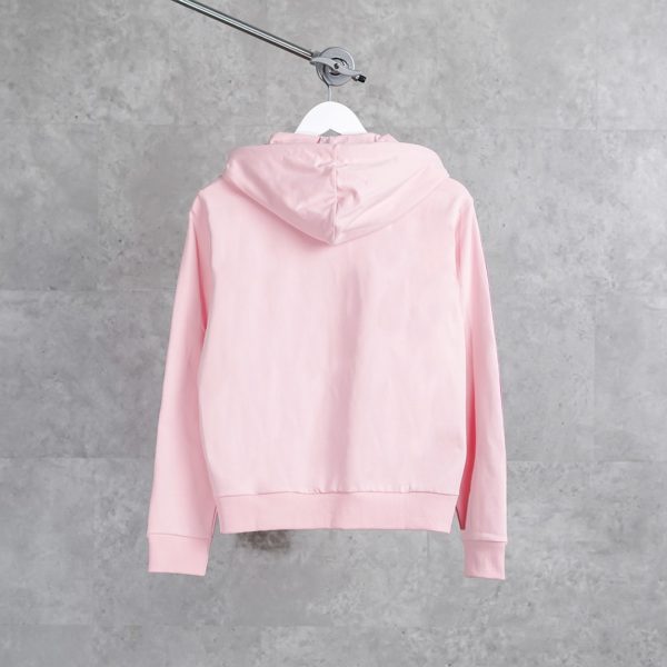 MOSCHINO PINK ZIP HOODIE