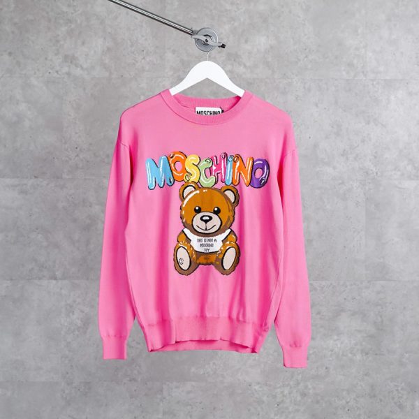 MOSCHINO PINK SWEATSHIRT