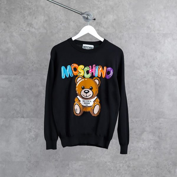 MOSCHINO BLACK SWEATSHIRT