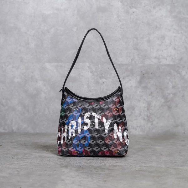 CHRISTY NG MONOGRAM PATTERN MULTICOLOR HOBO BAG