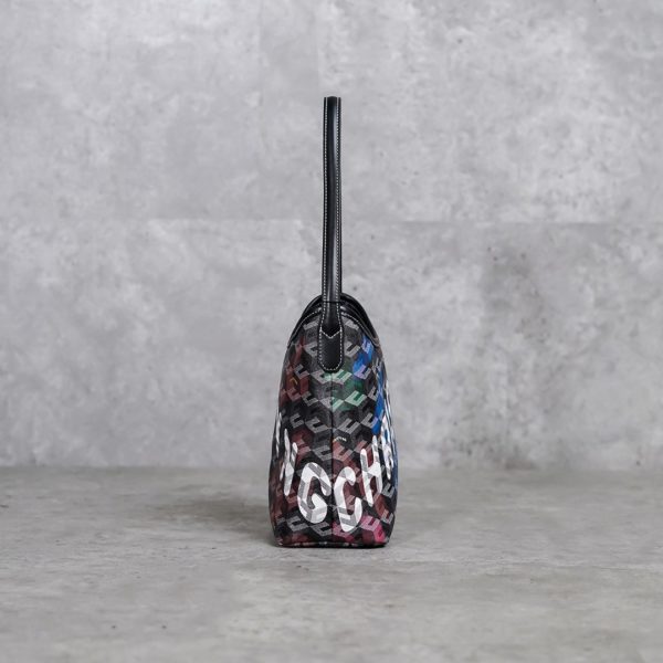 CHRISTY NG MONOGRAM PATTERN MULTICOLOR HOBO BAG