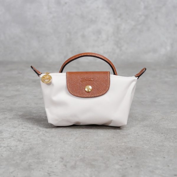 LONGCHAMP IVORY BEAUTY CASE