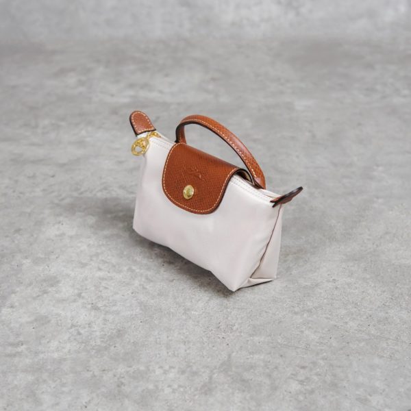 LONGCHAMP IVORY BEAUTY CASE