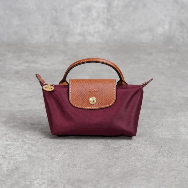 LONGCHAMP BURGUNDY BEAUTY CASE