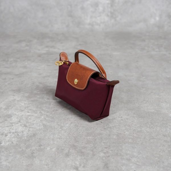 LONGCHAMP BURGUNDY BEAUTY CASE