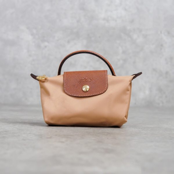 LONGCHAMP BROWN BEAUTY CASE