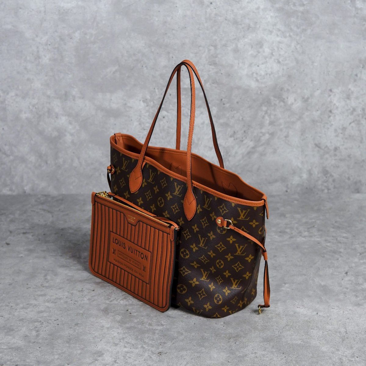 LOUIS VUITTON TAN BROWN TOTE BAG