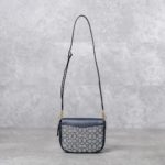 COACH BLUE NAVY FLAP SHOULDER BAG