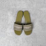 GIVENCHY OLIVE FLAT SANDAL