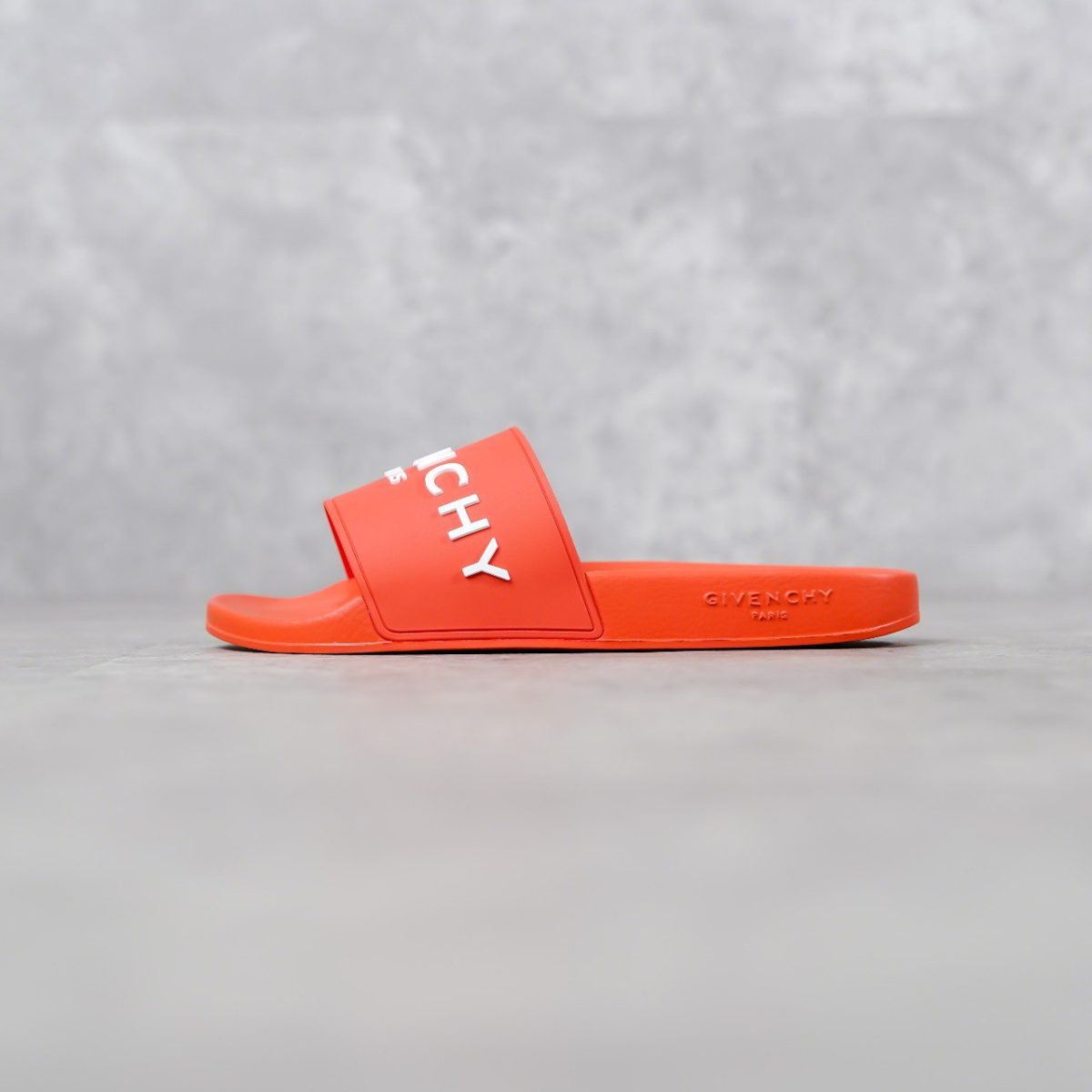 GIVENCHY RED ORANGE SLIDE