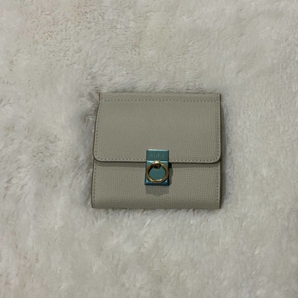 POLENE CHALK FLAP WALLET