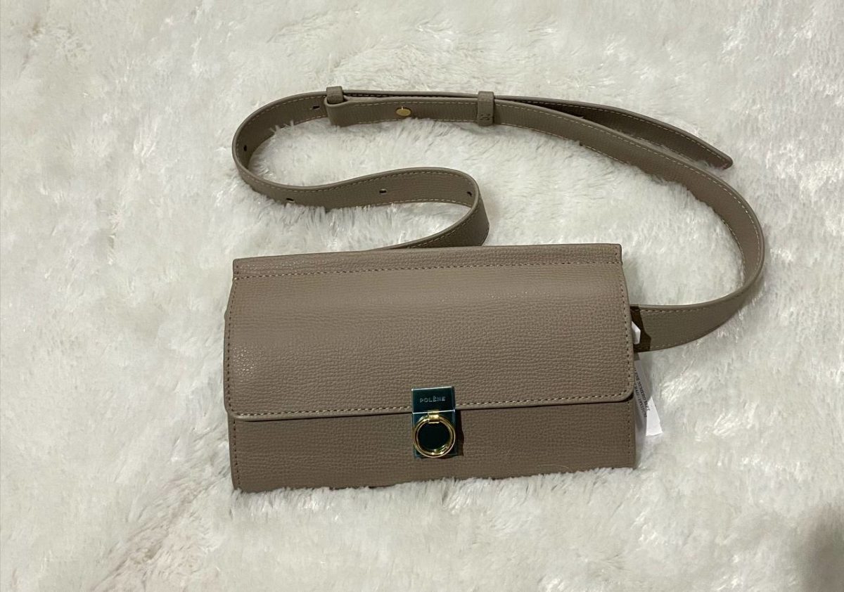 POLENE TAUPE BELT BAG