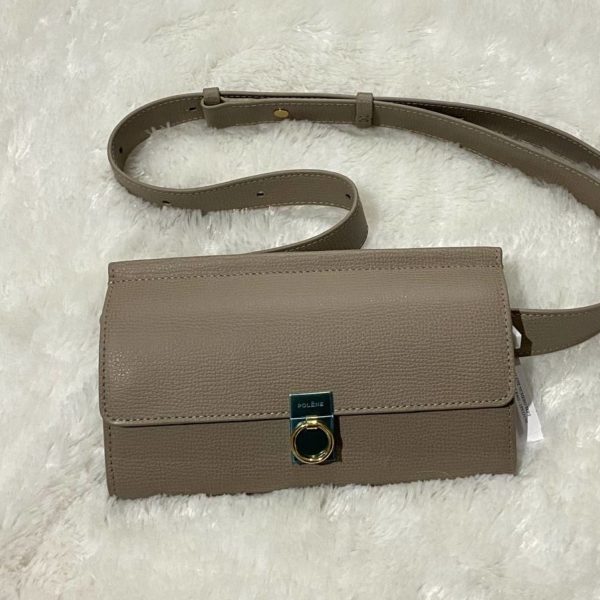 POLENE TAUPE BELT BAG