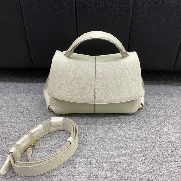 POLENE CHALK TOP HANDLE BAG