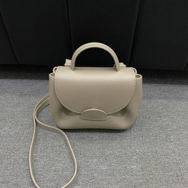 POLENE TAUPE SHOULDER BAG