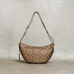 COACH BROWN CAMEL SHOULDER BAG