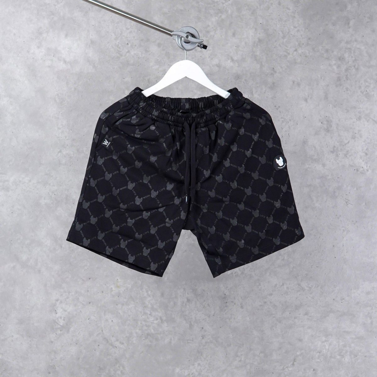 LIFE WORK BLACK SHORT PANTS