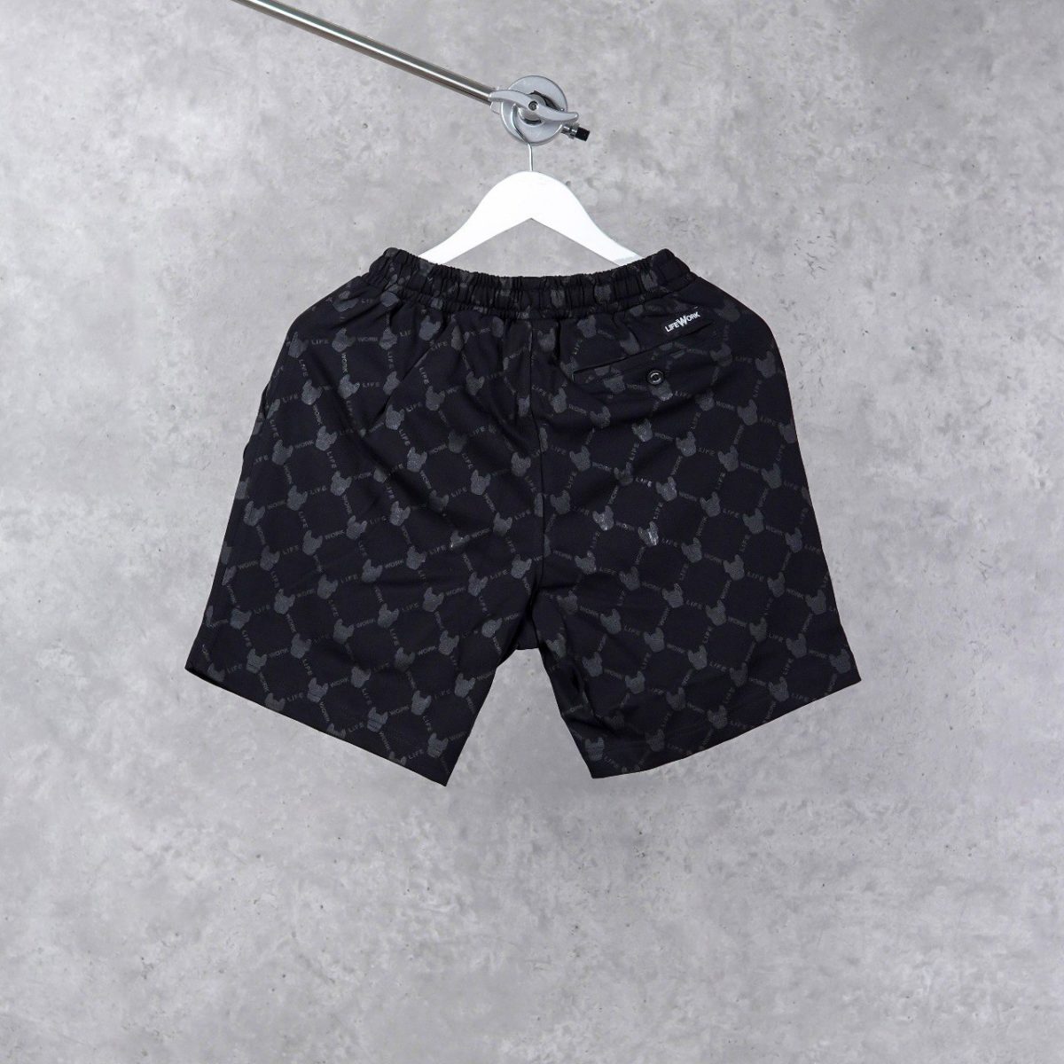 LIFE WORK BLACK SHORT PANTS