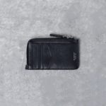 GIVENCHY SILVER BLACK ZIP CARD HOLDER