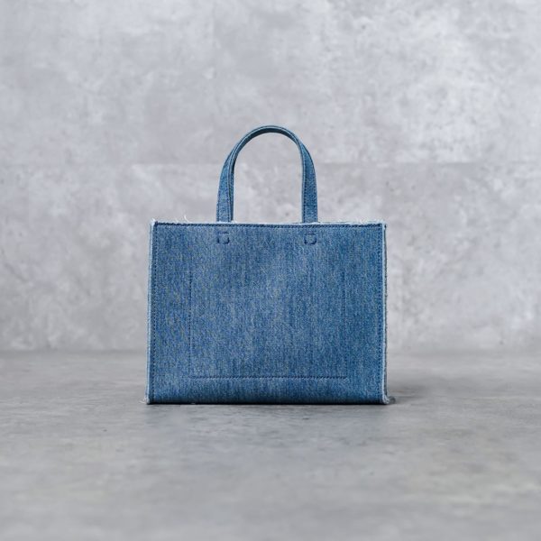 GIVENCHY BLUE DENIM TOTE BAG