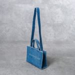 GIVENCHY BLUE DENIM TOTE BAG